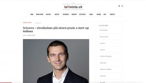 LA RIVISTA.CH - Svizzera: circolazione più sicura grazie a start-up italiana
